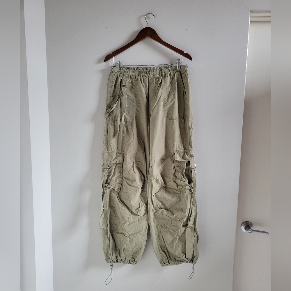 PacSun Strappy Cargo Pant Olive Green Womens Size Medium